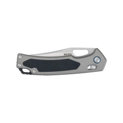 Нож складной SRM 9203-AK Retriever Beadblast (140Cr Laminated, Grey Aluminum/Black G10)