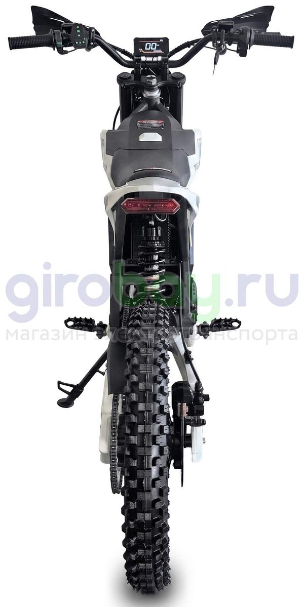Электромотоцикл Эндуро WHITE SIBERIA BELLLUGA 02 6000W (72V/27Ah) - Белый фото №3