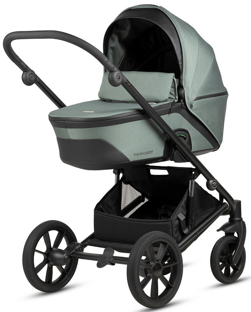 Детская коляска Noordi Aqua V2 3 в 1 с автокреслом Terra Edusky Black 1482842 Fern