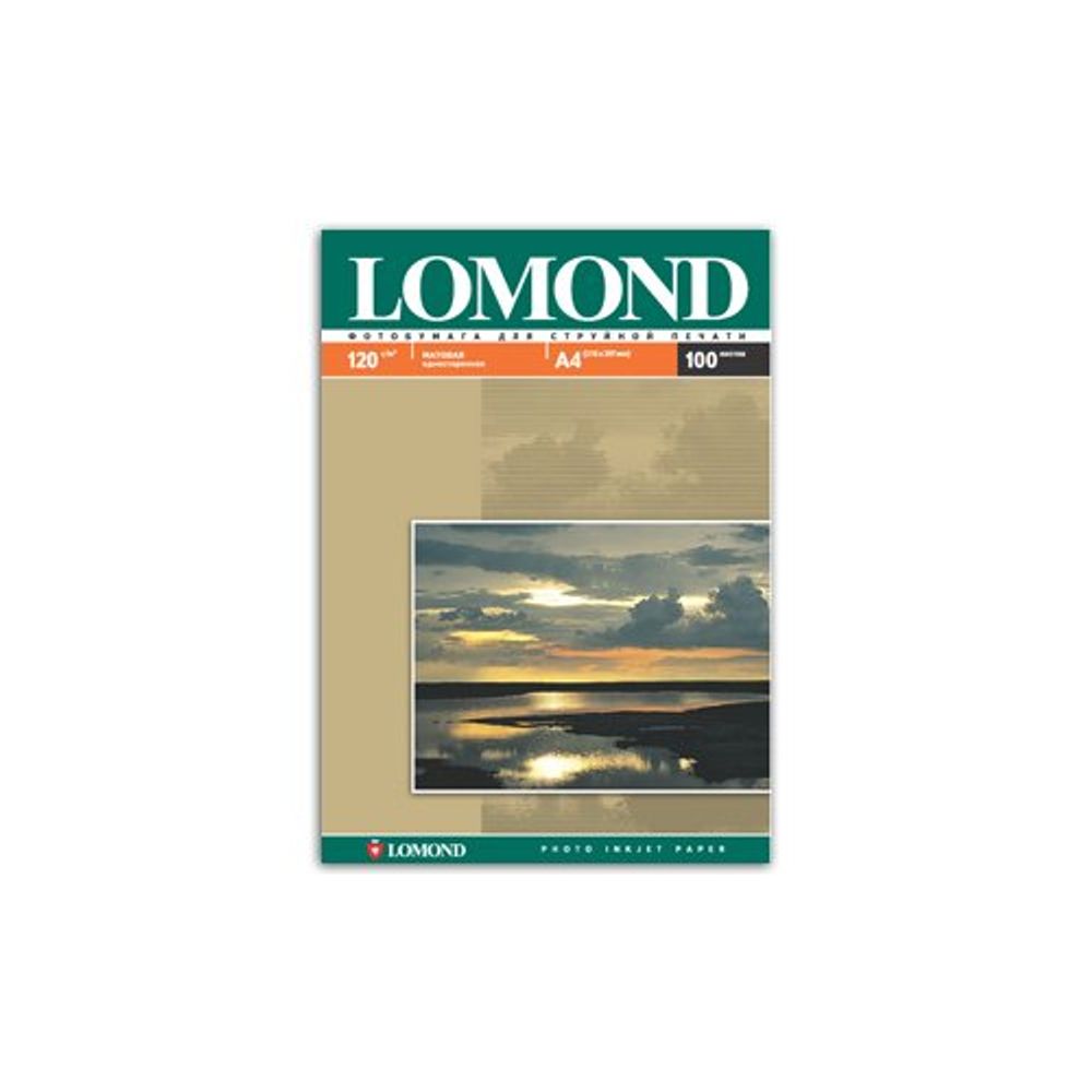 0102003 Lomond Бумага IJ А4 (мат) 120г/м2 (100 л) | Lomond
