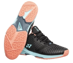 Теннисные кроссовки Yonex Power Cushion Sonicage 3 Clay - black/sky blue