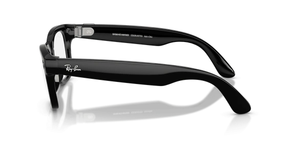 Умные очки Ray-Ban Meta Wayfarer Gen 2 (RW4012) Shiny Black/Clear/Graphite Green Transitions S50 T150