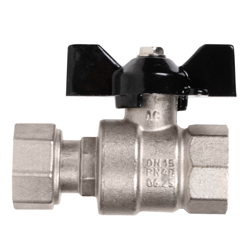 Кран шаровой LD Pride ВР/накидная гайка 1/2"
