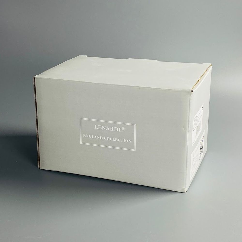 Lenardi 225-066 Кофейный набор 12пр. 120мл СЕРЕНА в под.уп.(х6)Костяной фарфор
