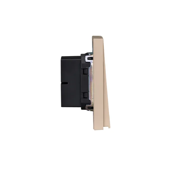 Переключатель перекрестный двухклавишный KRANZ Miele Strong Шелк KR-78-0733-8