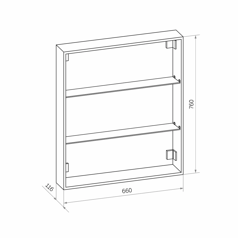 Зеркала-шкафы Reflexion Cube RF2212CB