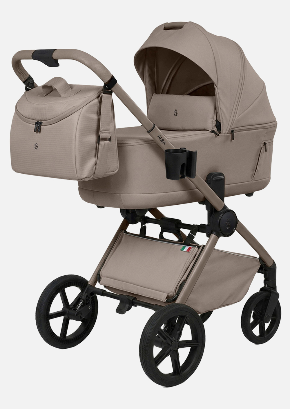 Sweet Baby Коляска 2 в 1 SBL Alba 2.0 Beige