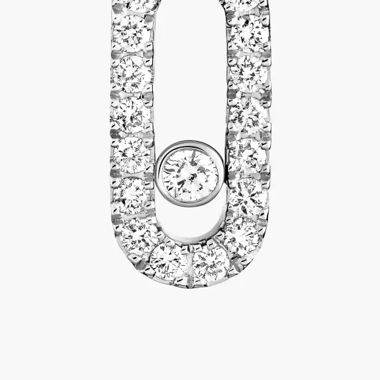 Messika Move Uno single hoop earring