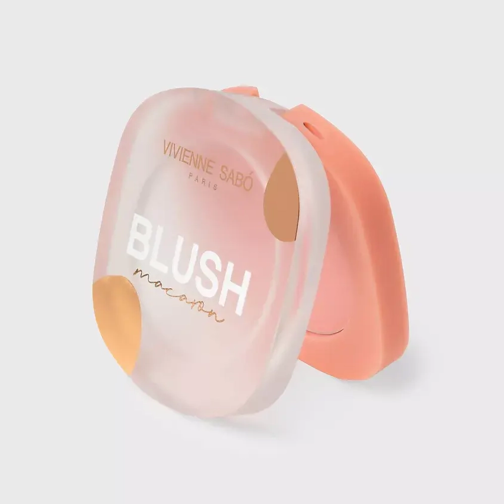 Vivienne Sabo Macaron Matte Face Blush Матовые румяна для лица 01 Персиковый