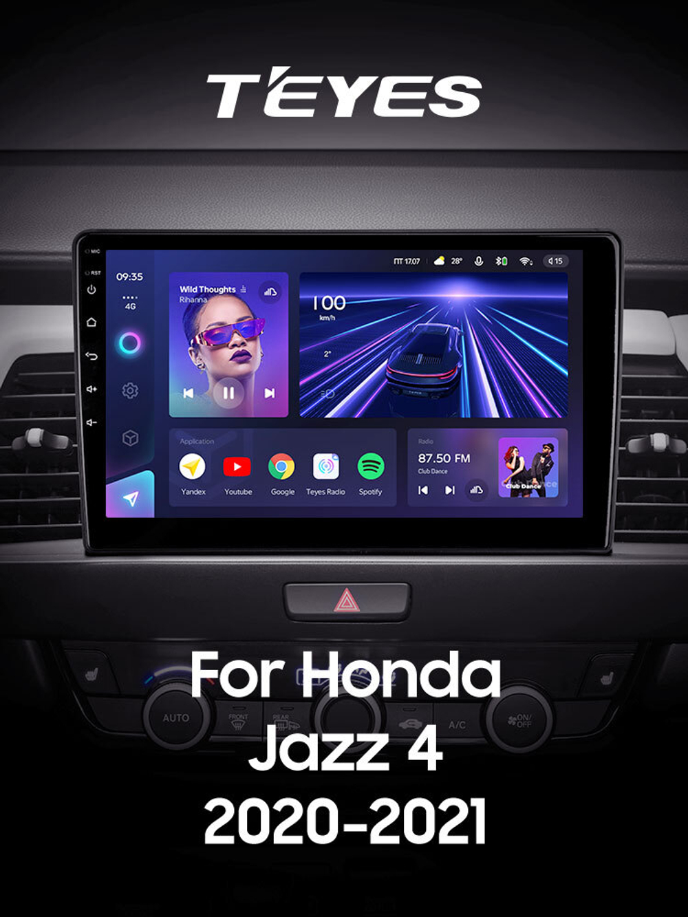 Teyes CC3 10,2" для Honda Jazz 4 2020 - 2021