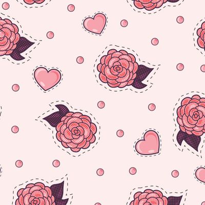 Roses and hearts