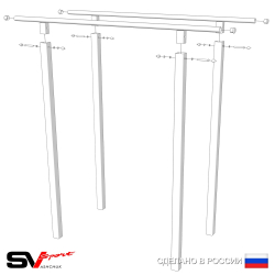 Уличные брусья Sv Sport УБ-1