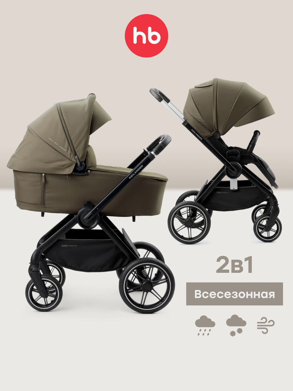Коляска 2 в 1 KIDLANDER