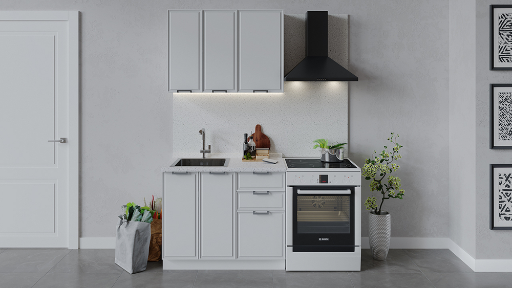 Кухонный гарнитур «Белладжио» длиной 100 см