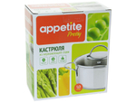 Кастрюля 1л нерж Pretty тм Appetite