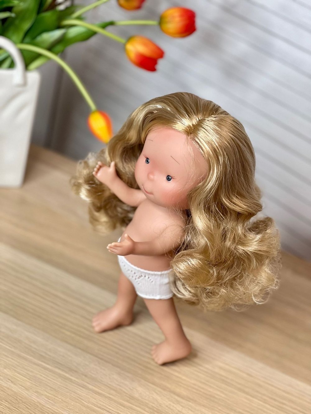 Кукла для девочки виниловая 30см Пиппа без одежды (2899W2)