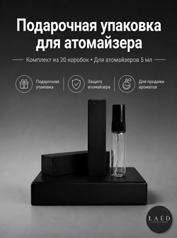 Коробка подарочная для атомайзера до 10 мл, упаковка для пробников духов и парфюмерии, 5 шт
