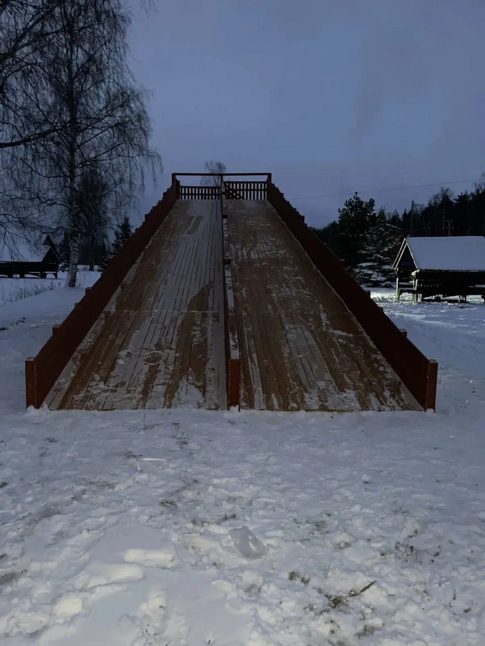 Зимняя горка Савушка Зима 12