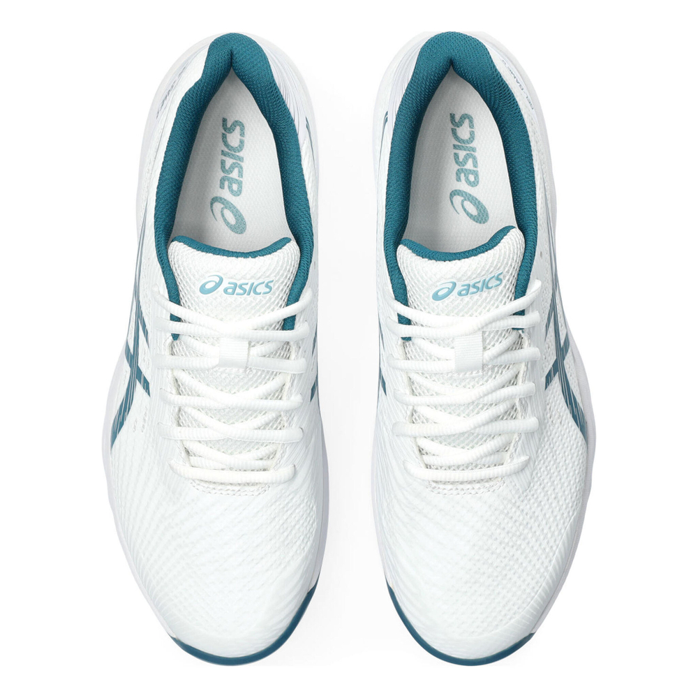 Мужские теннисные кроссовки ASICS Gel-Game 9 Clay Court Shoe Men - White, Petrol