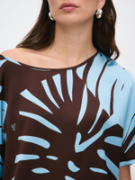 Костюм летний шелковый "ART SILK", 713.9072.09.01, цвет монстера бирюза