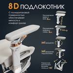 Кресло компьютерное, офисное кресло LS-918W  3D подголовник, 8D подлокотник.
