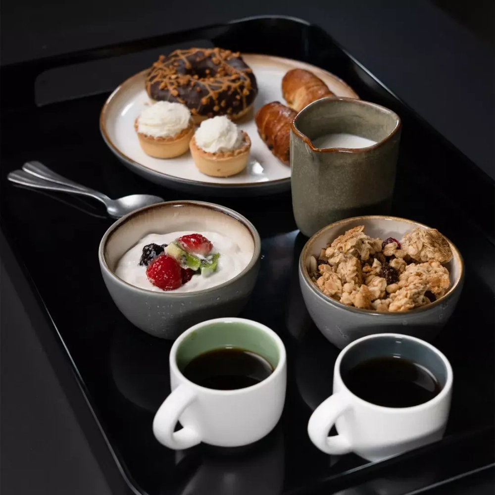 Поднос для сервировки 51x33см Trebonn Serveware красный