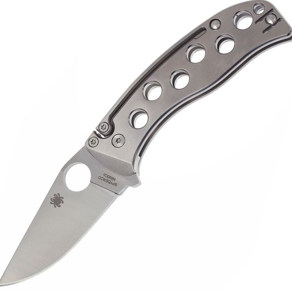 Цена наНож складной PITS™ (Pie in the Sky) Spyderco 192TIP, сталь N690Co Satin Plain, рукоять титан