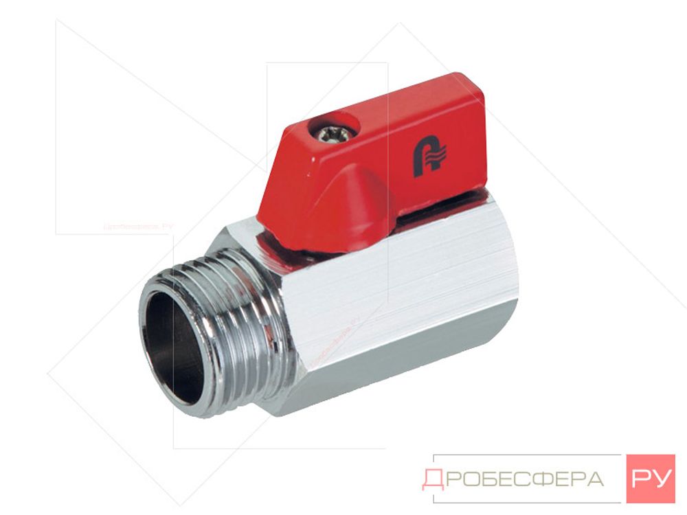 Кран шаровый 1/4" мини