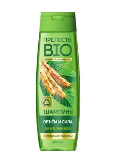 Прелесть BIO Шампунь Объем и сила 400мл