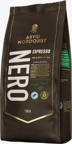 Arvid кофе в зёрнах Nordquist Espresso NERO, 500 г (Швеция)