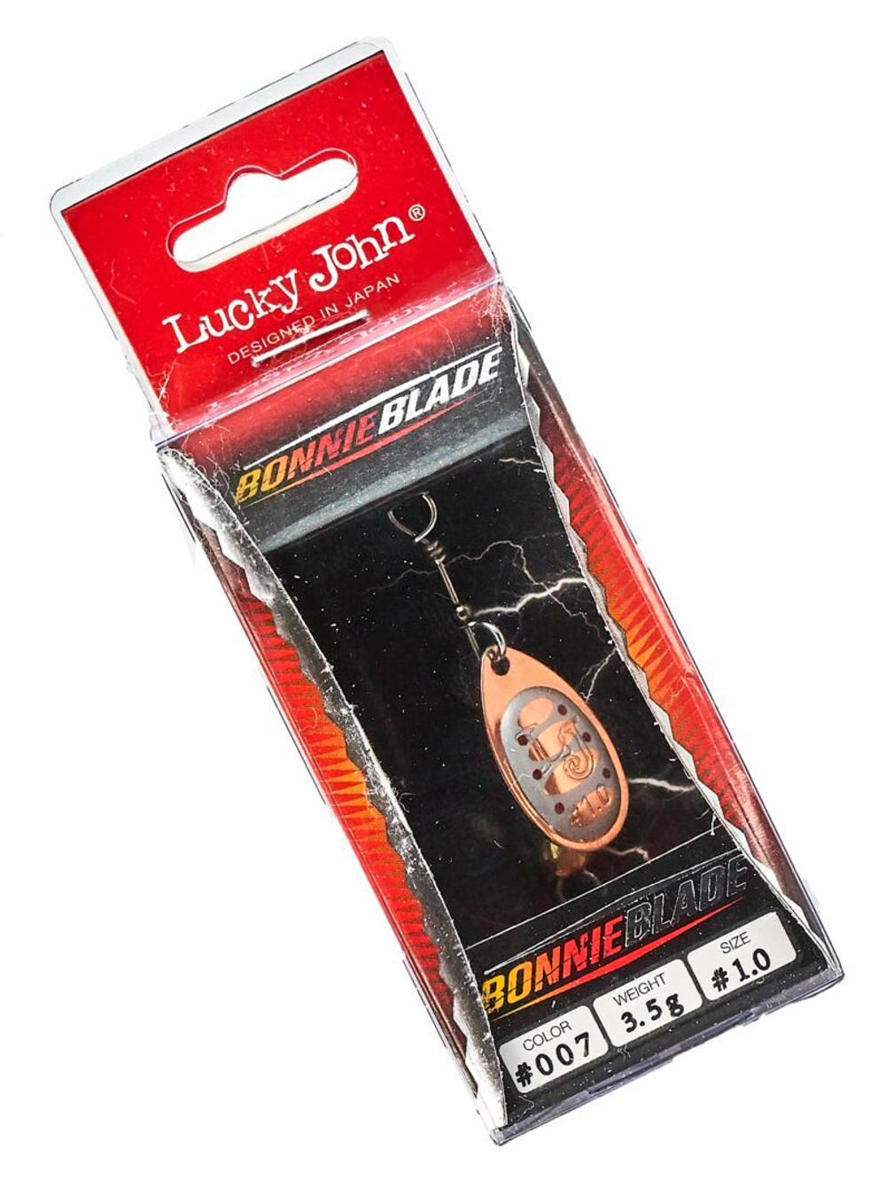 Блесна вращающаяся Lucky John BONNIE BLADE 01 03.5г 007 в блистере