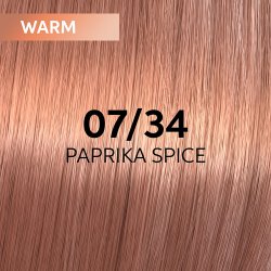 Wella Shinefinity 07/34 Гель-крем краска Красная паприка