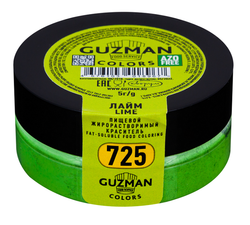 Краситель сухой жирорастворимый Лайм (225), GUZMAN, 20 г