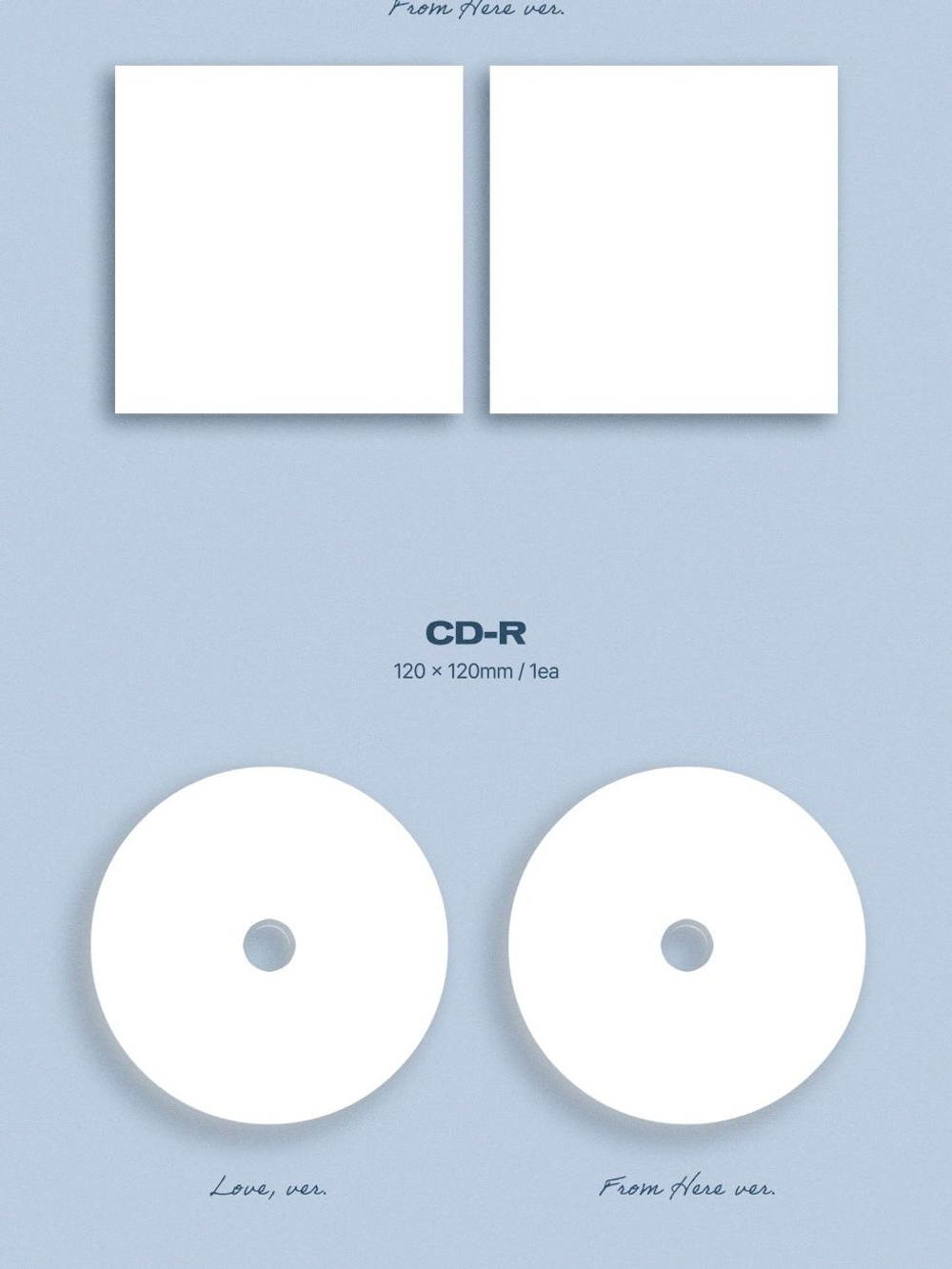 (ПРЕДЗАКАЗ) Альбом KIM JAE HWAN - LOVE, FROM HERE Single Album 2 Version SET