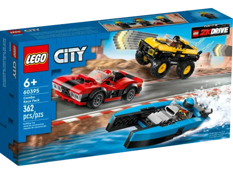 Конструктор LEGO City 60395 Набор для комбинированных гонок