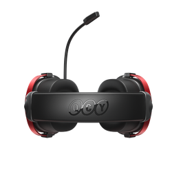 Проводные наушники полноразмерные игровые QCY Heroad VN200 PRO (черно-красные)