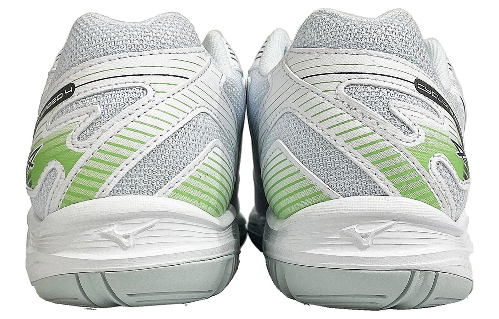 Mizuno Women"s Cyclone Speed 4 "White Patina Green"