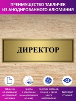 Табличка "Директор".