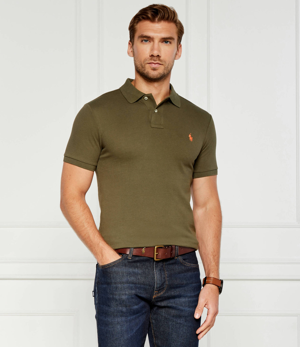 Поло POLO RALPH LAUREN - хаки(710795080)