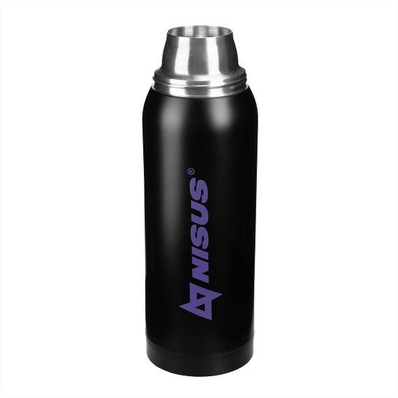Термос NISUS 1000ML N.TM-046-LW  Волк (2 крышки-кружки)