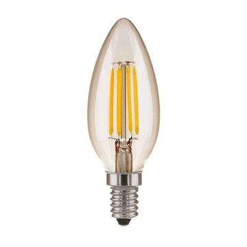 Лампа светодиодная BLE1409 Свеча CW35 9W 3300K E14 прозрачный Elektrostandard