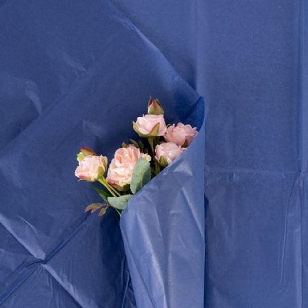 Бумага тишью-наполнитель 50*66 см 1/10шт Индиго