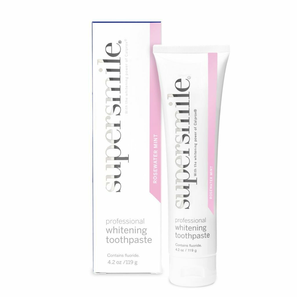 Supersmile - Отбеливающая зубная паста Rosewater Mint (Розовая вода и мята) 119 г