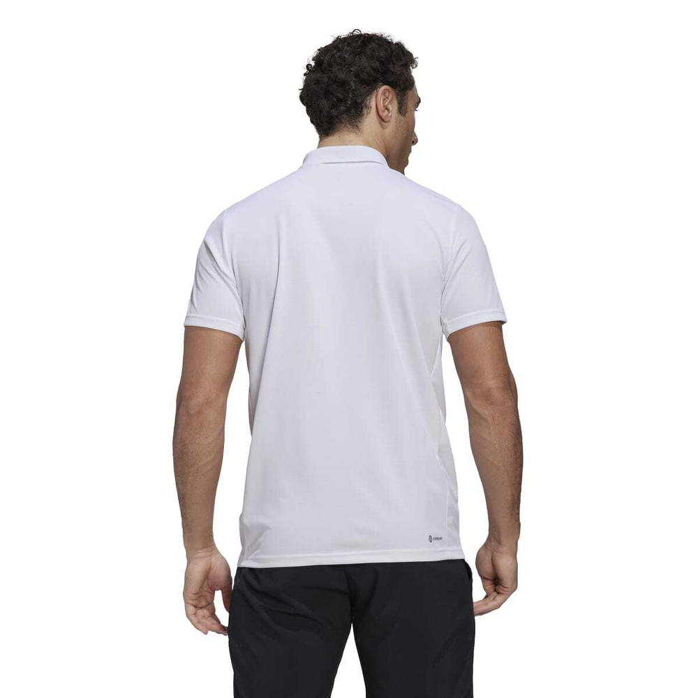 Мужское теннисное поло Adidas Club Pique Polo - white/black
