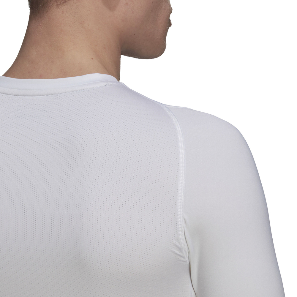 Мужское теннисное поло adidas Tech-Fit Long Sleeve Men - White