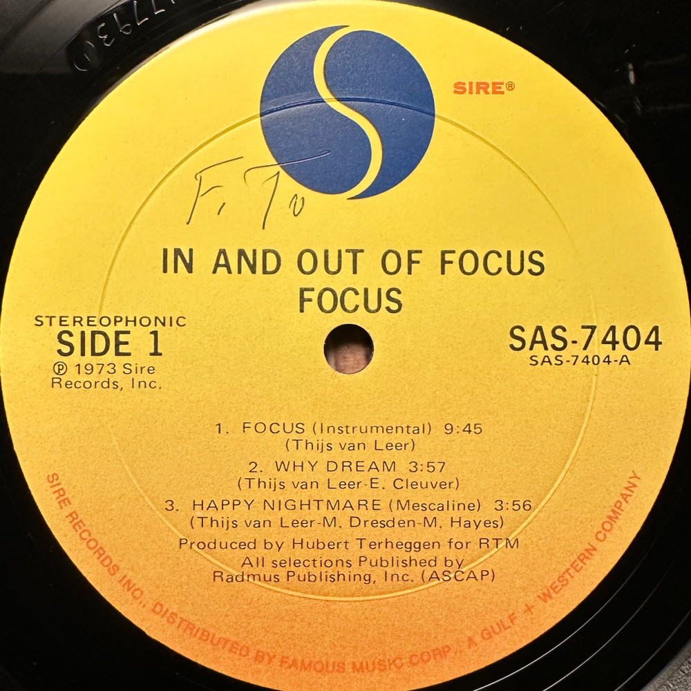Focus - In And Out Of Focus (США 1973г.)