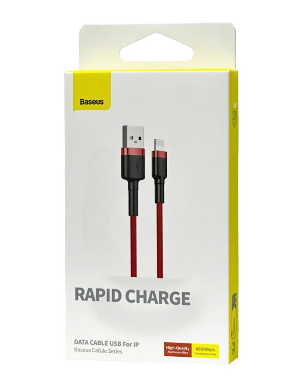 Usb Кабель-зарядка Lightning Baseus Cafule 1м (CALKLF-B09) красный