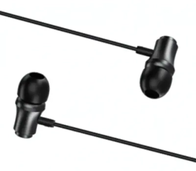 Гарнитура Borofone BM92, вакуумные, разъем Jack, кабель 1.2 м Black