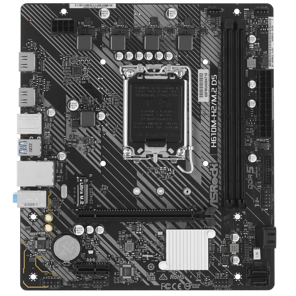 Материнская плата ASRock H610M-H2/M.2 D5