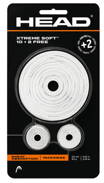 Намотки теннисные Head Xtremesoft white 12P